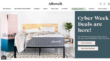 Allswell Cyber Week Deal