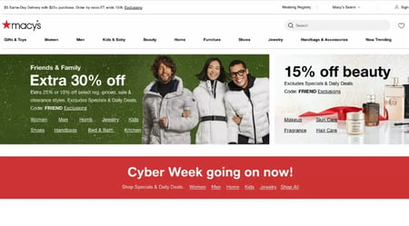 Macy's Cyber Week Sale