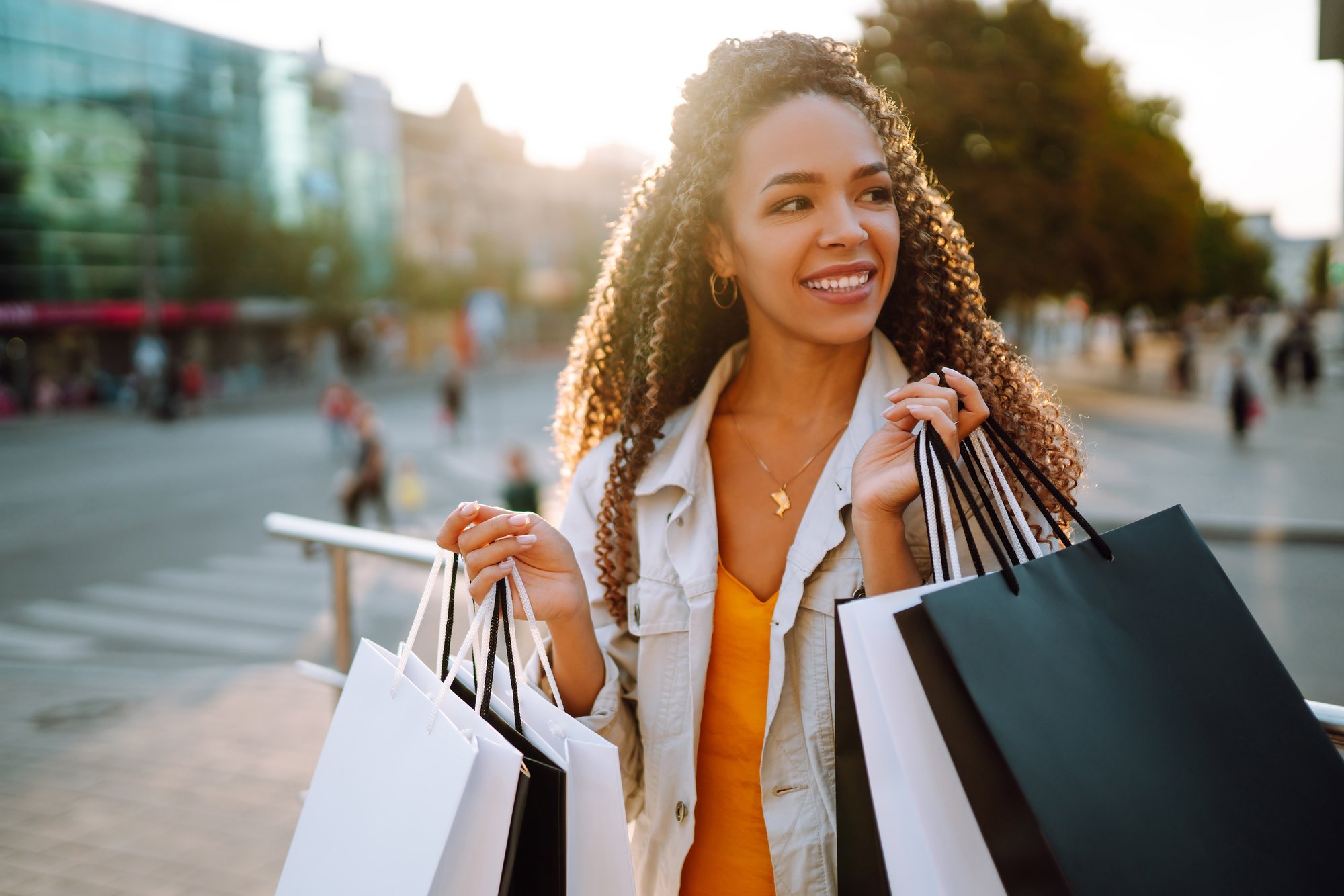 woman shopping