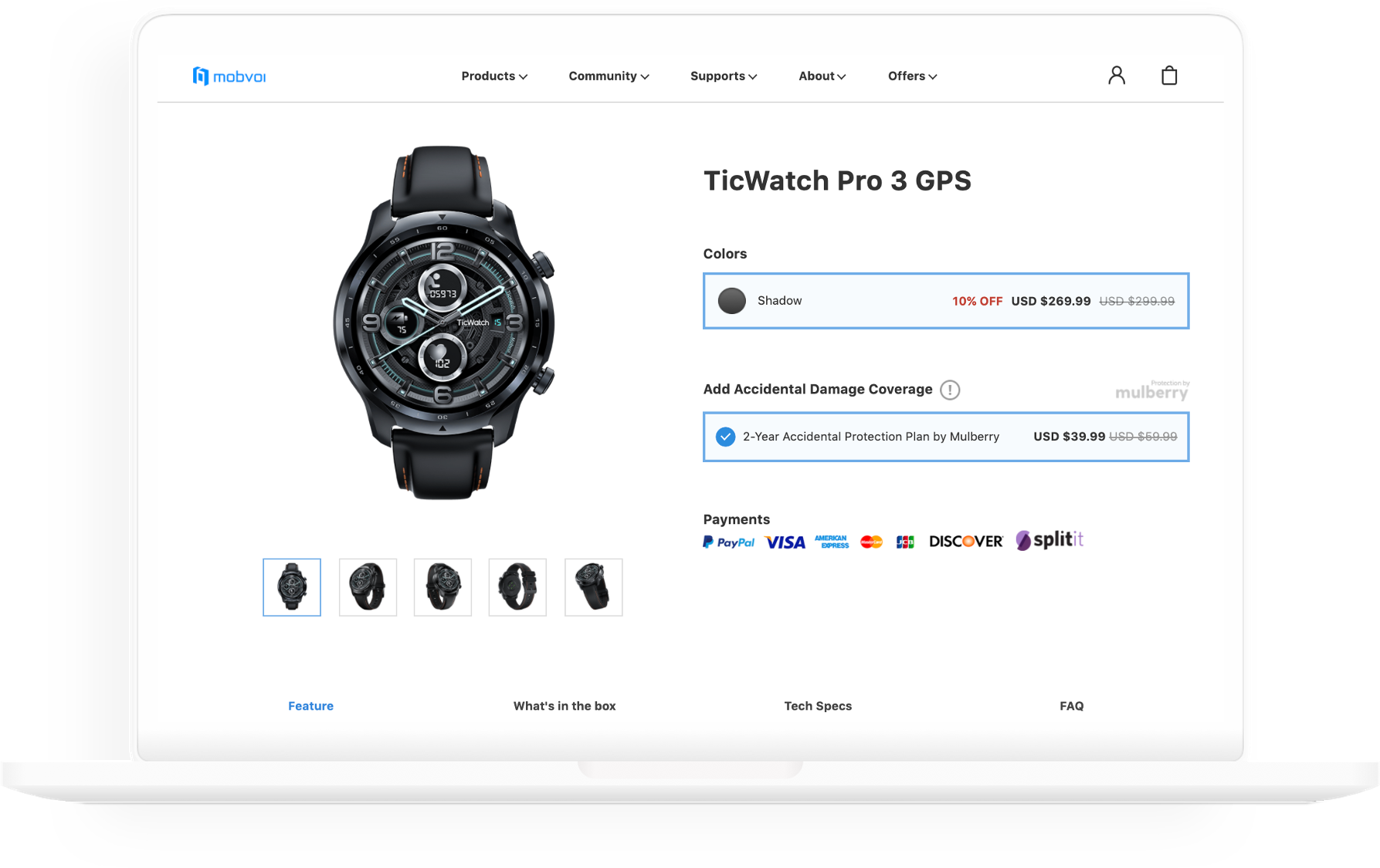 Mobvoi Improves Conversions by Adding Accident Protection
