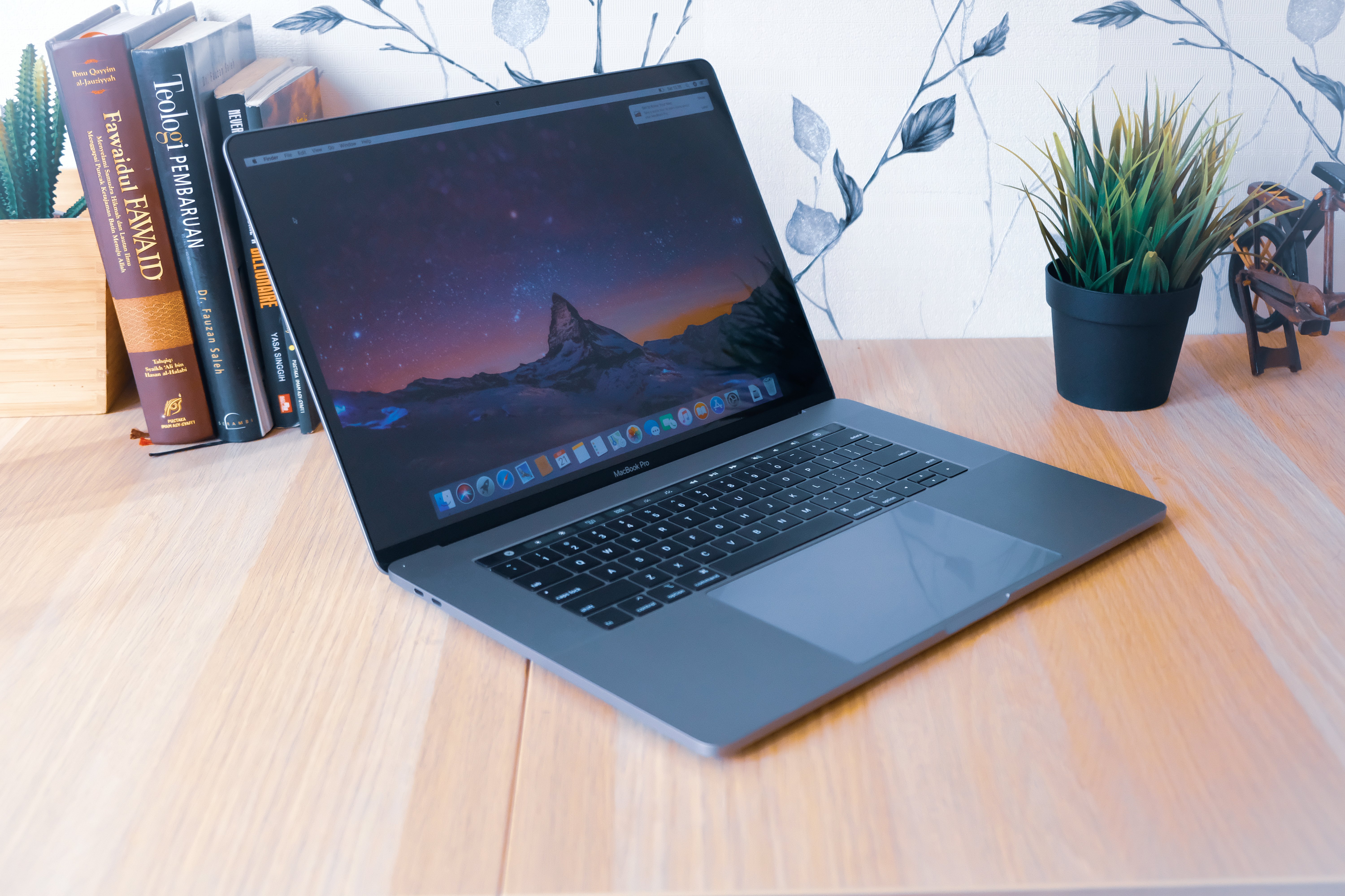 MacBook Air sitting on a desk