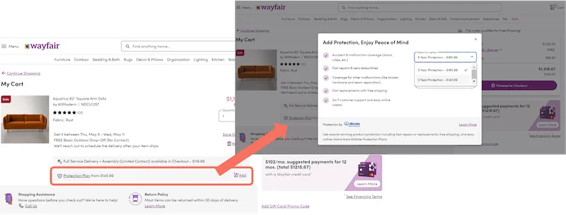 wayfair-cart