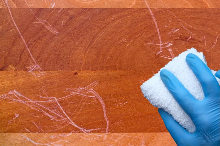 How to fix scratches in your wood table