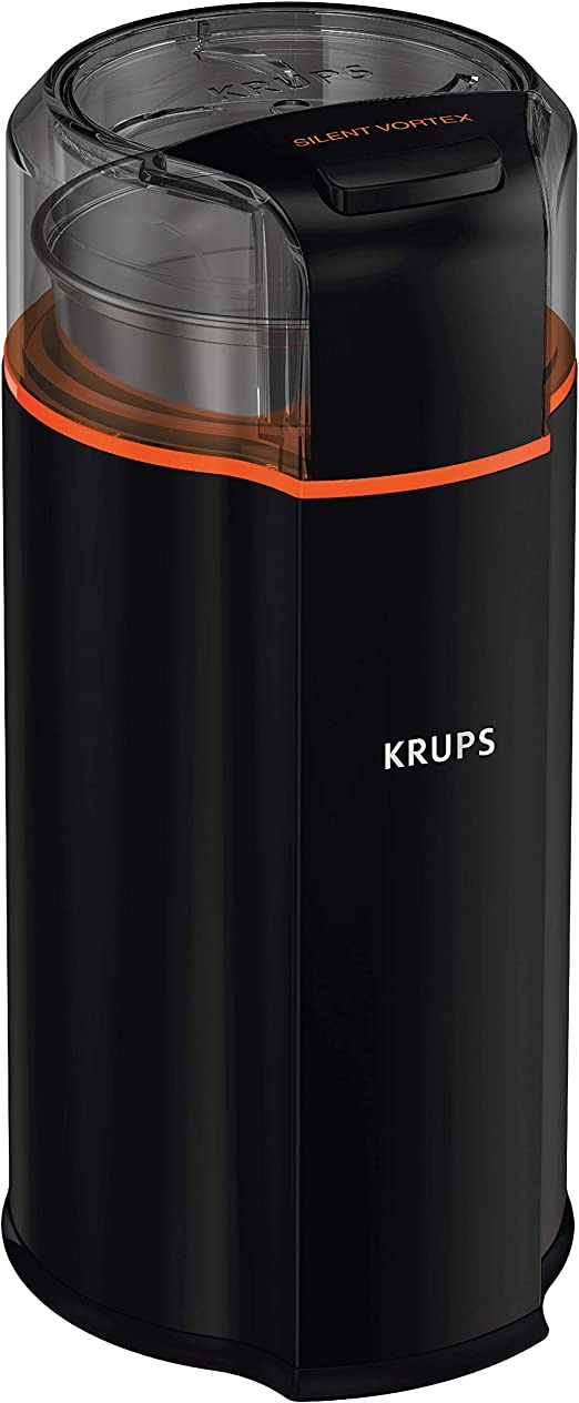 Krups Silent Vortex Stainless Steel and Plastic Coffee