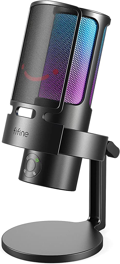 FIFINE Gaming USB Microphone, PC Computer Mic