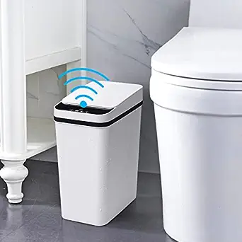 Anborry Bathroom Smart Touchless Trash Can 2.2 Gallon Automatic Motion