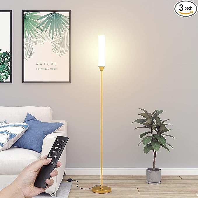 Nukanu Floor Lamp with Remote Control,Bright Floor Lamps