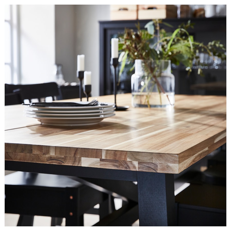 SKOGSTA Dining table, acacia, 921/2x393/8 - IKEA