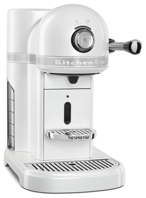 KitchenAid KES0503FP0 Frosted Pearl White Nespresso Espresso Maker