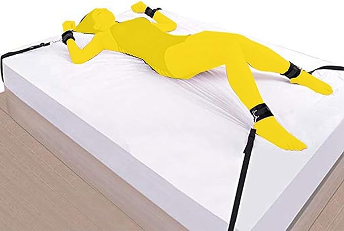 Bondaged Bed Frame Straps Restraints Spreaders Bar Legs