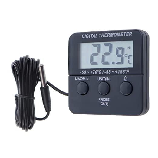 Digital Fridge Freezer Thermometer With Fridge Freezer Temperature Alarm